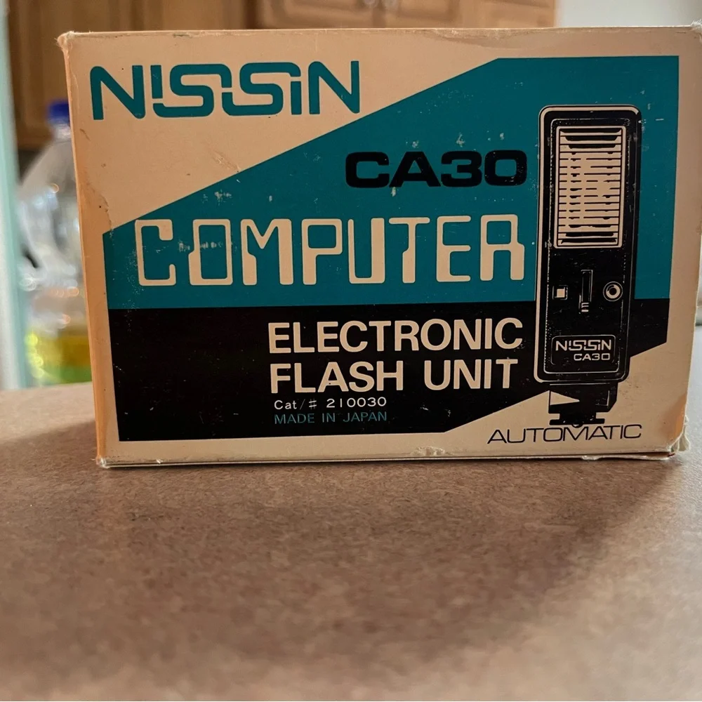 Nissin CA30 Computer electronic flash unit automatic original box Untested